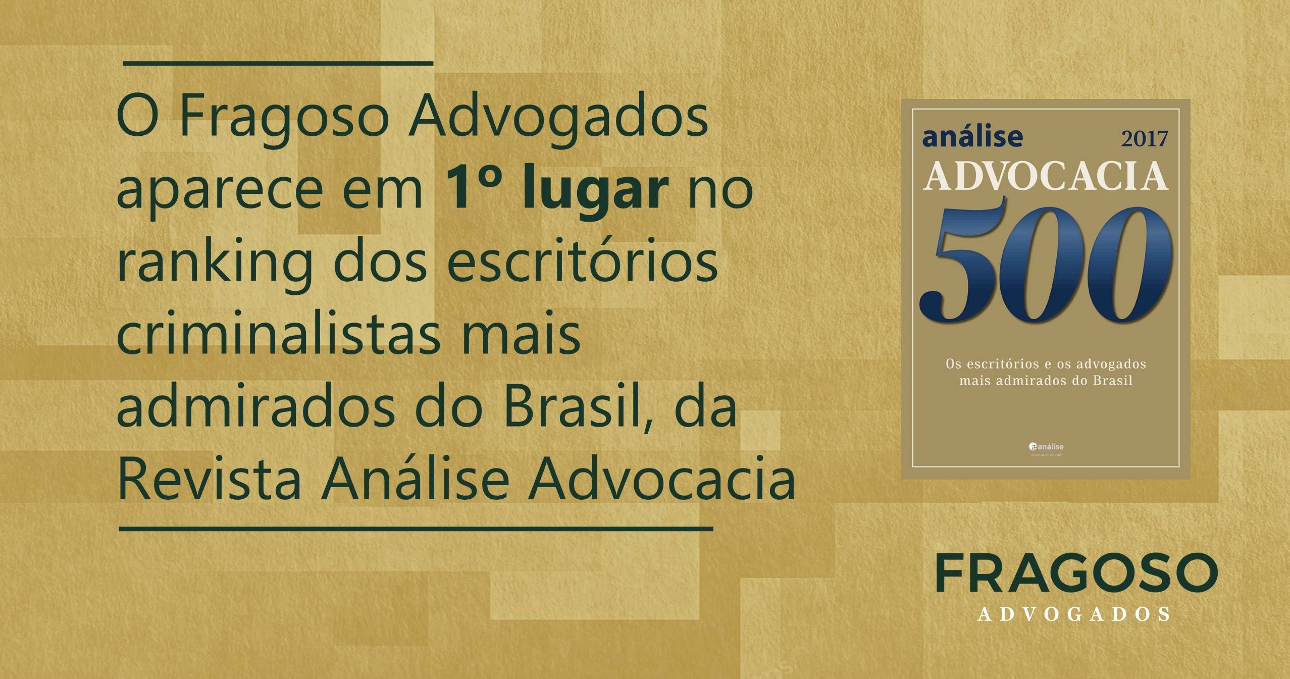 Análise Advocacia 2017 VALE