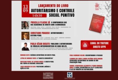 Book Launch Event: Authoritarianism and Punitive Social Control