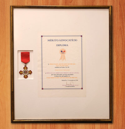 Medalha do Mérito Advocatício concedida a Fernando Fragoso