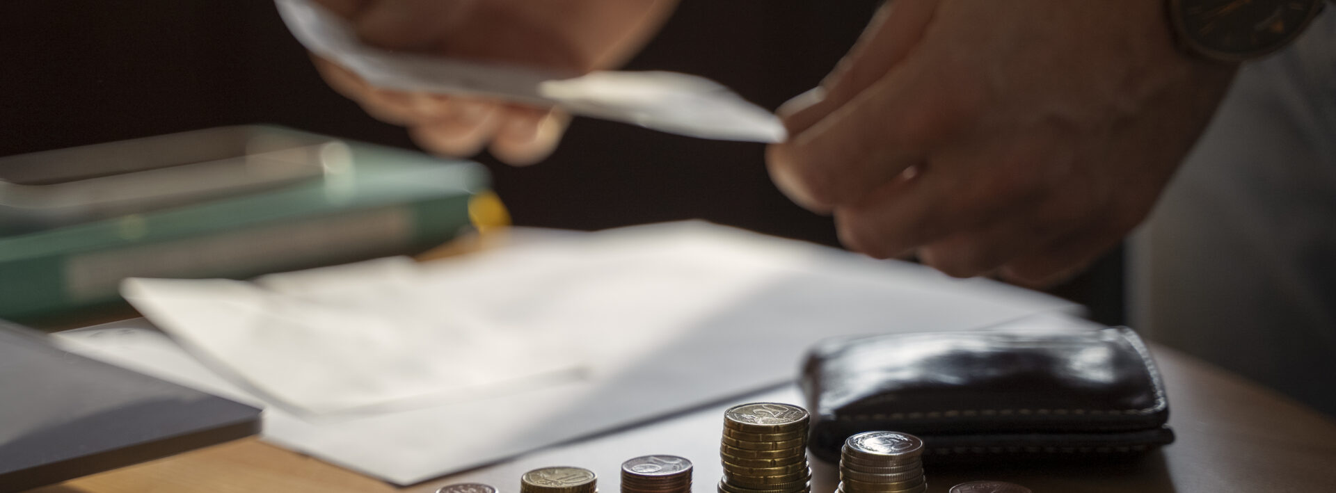 close up coins saved energy crisis expenses